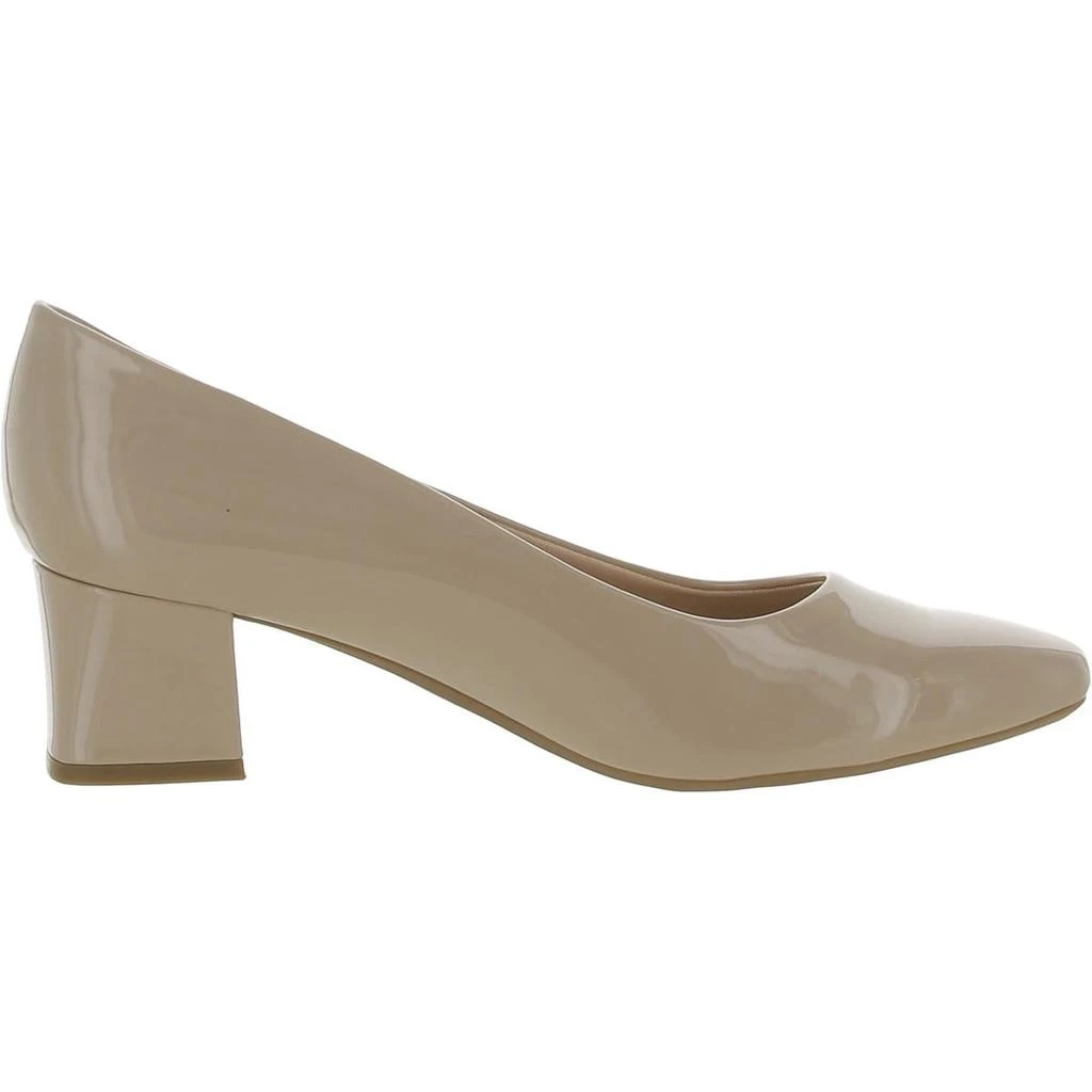 Easy Spirit Nicole Womens Patent Leather Slip On Pumps 2