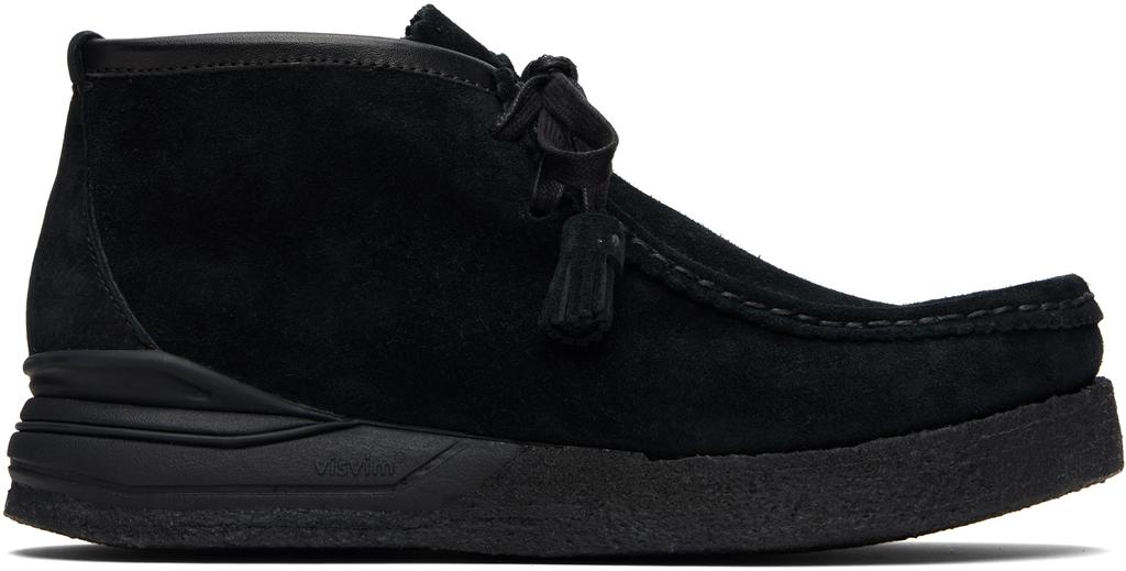 靴 visvim beuys trekker folk BLACK US8 VisVim Black Beuys Trekker-Folk Boots - BeyondStyle
