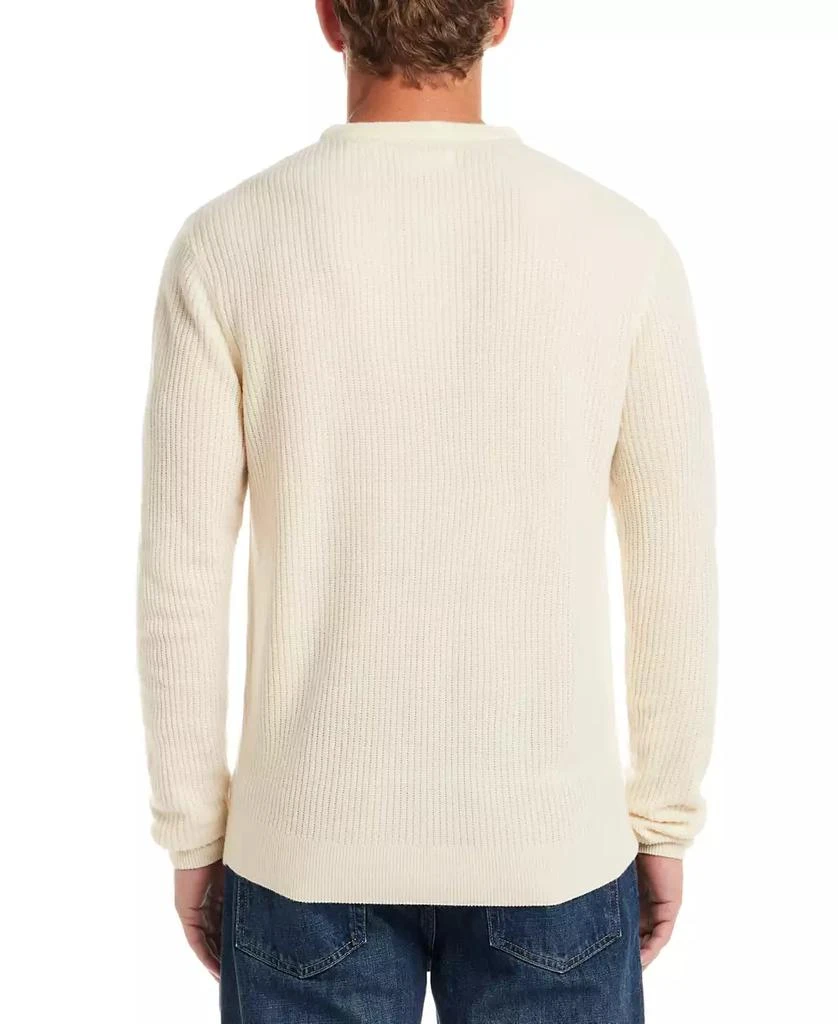 Weatherproof Vintage Men's Soft Touch Ribbed Henley Sweater 5