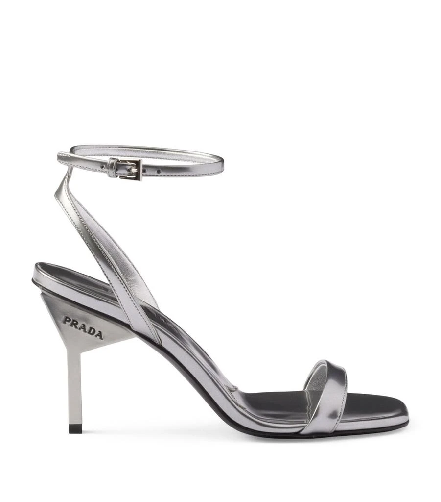 Prada Leather Heeled Sandals 85 1
