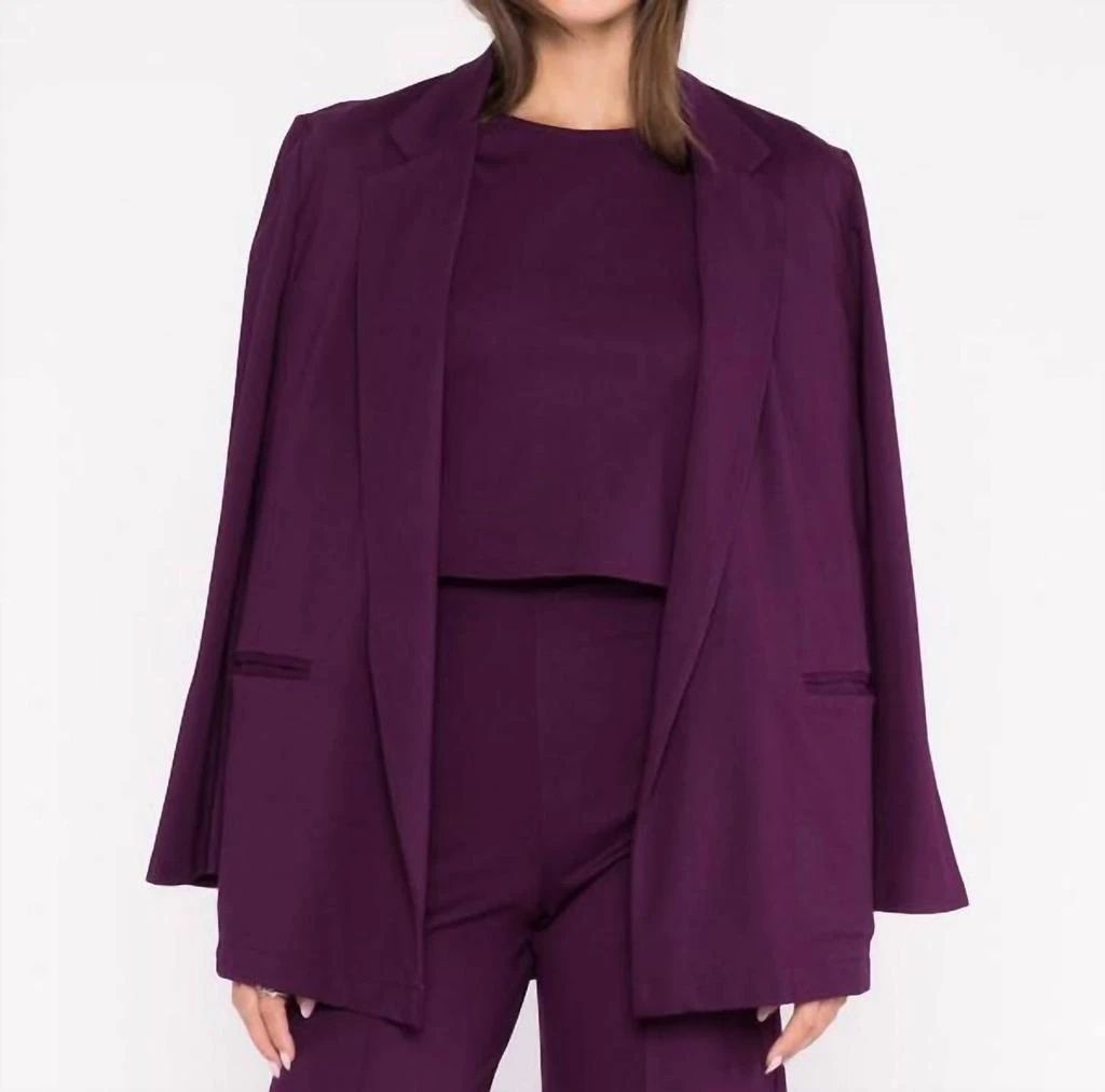 RIPLEY RADER Ripley Rader - Ponte Knit Oversized Blazer