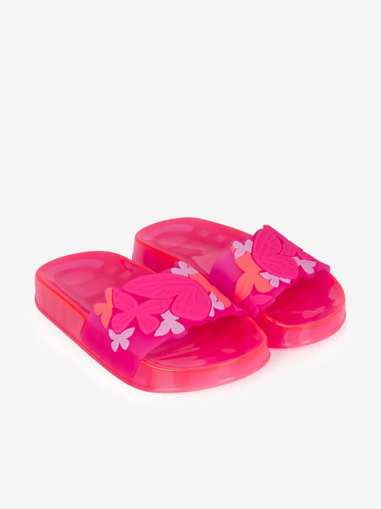 Sophia Webster Girls Butterfly Jelly Sliders in Pink 1