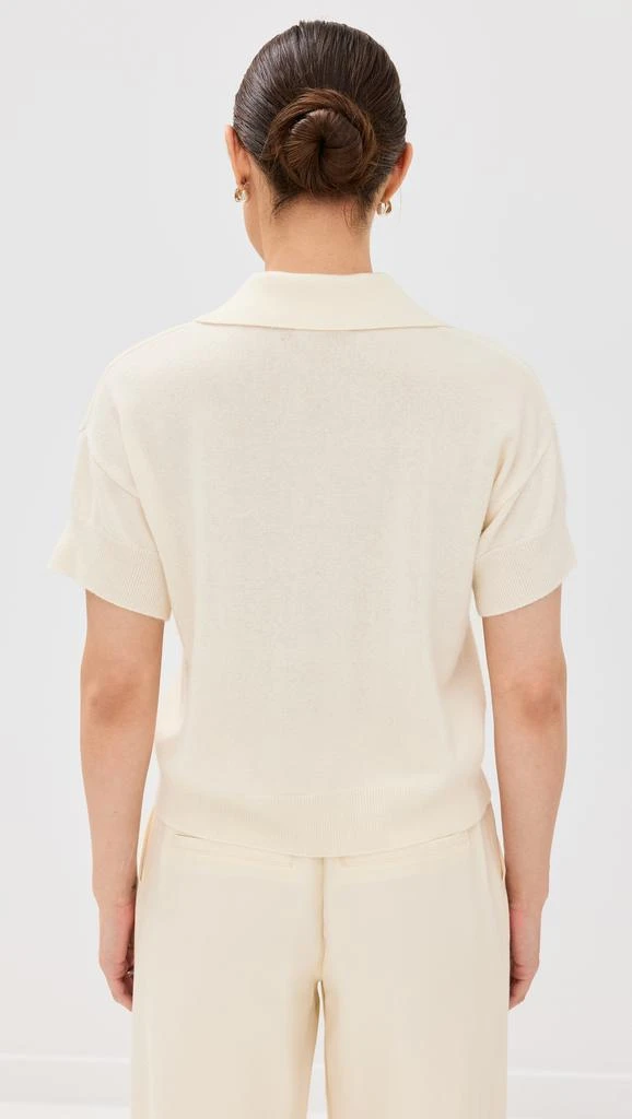 Sablyn Cashmere Mirabelle Relaxed Short Sleeve Polo 2