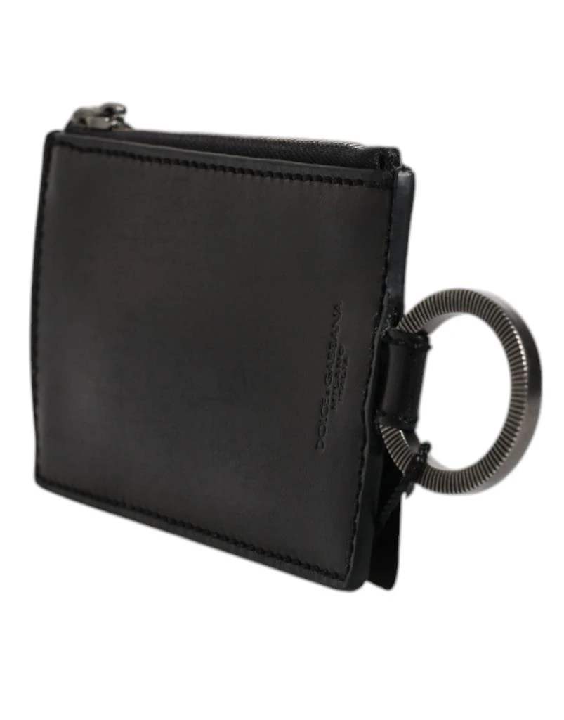 Dolce 
Gabbana Horse Leather Lanyard Logo Card Holder Men
s Wallet 3