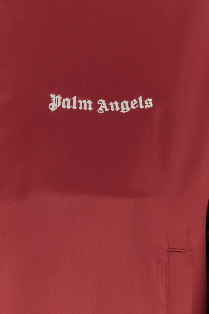 Palm Angels Tiziano red viscose bomber jacket 3