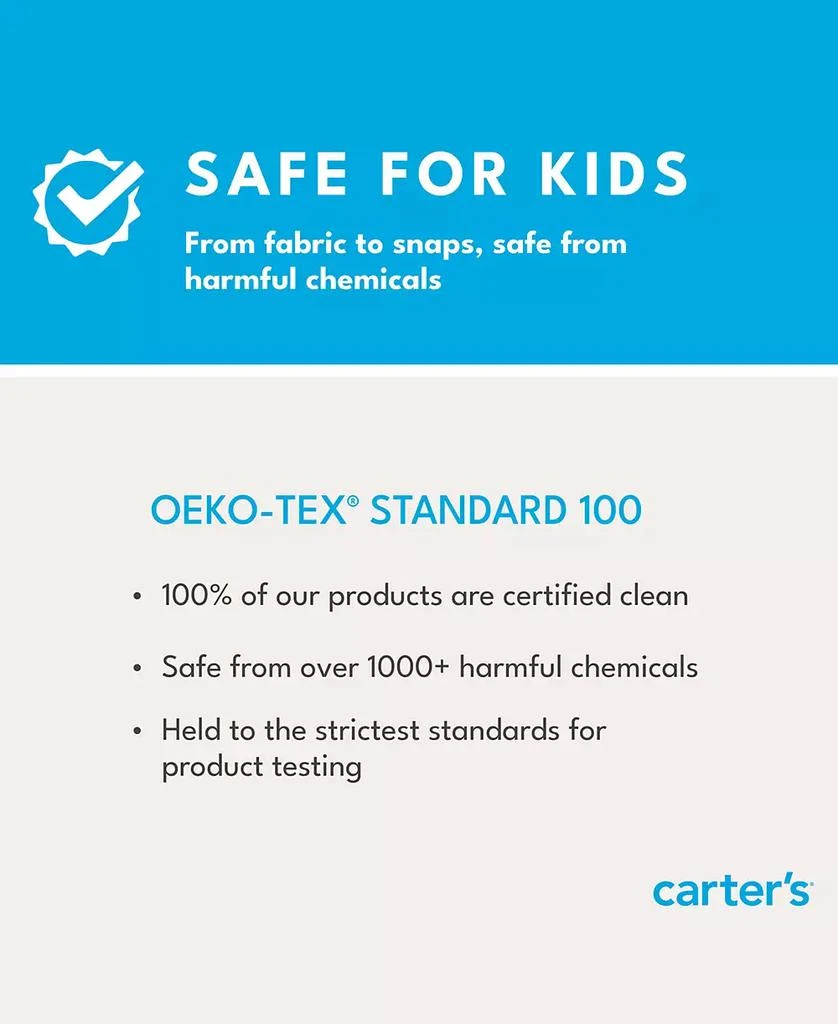 Carter
s Toddler Boys Striped Car 100% Snug Fit Cotton Pajamas, 4 Piece Set 4