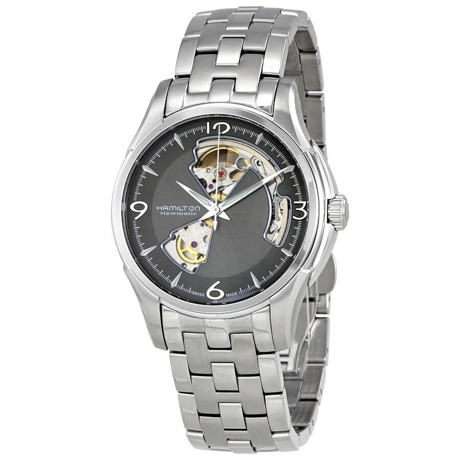 Hamilton Jazzmaster Open Heart Grey Dial Men's Watch H32565185 1