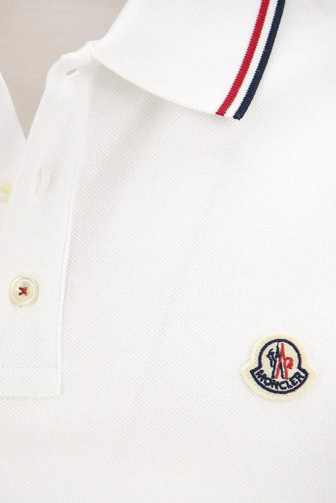 Moncler Moncler Ss Polo White 4