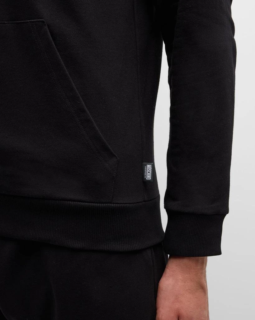 Moschino Men's Bear Logo Zip Hoodie 6