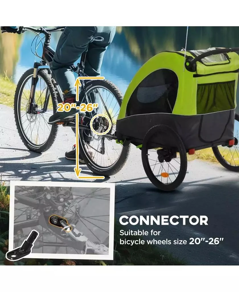 HONGGE 3 in 1 Kids Bike Trailer Jogger and Stroller 4
