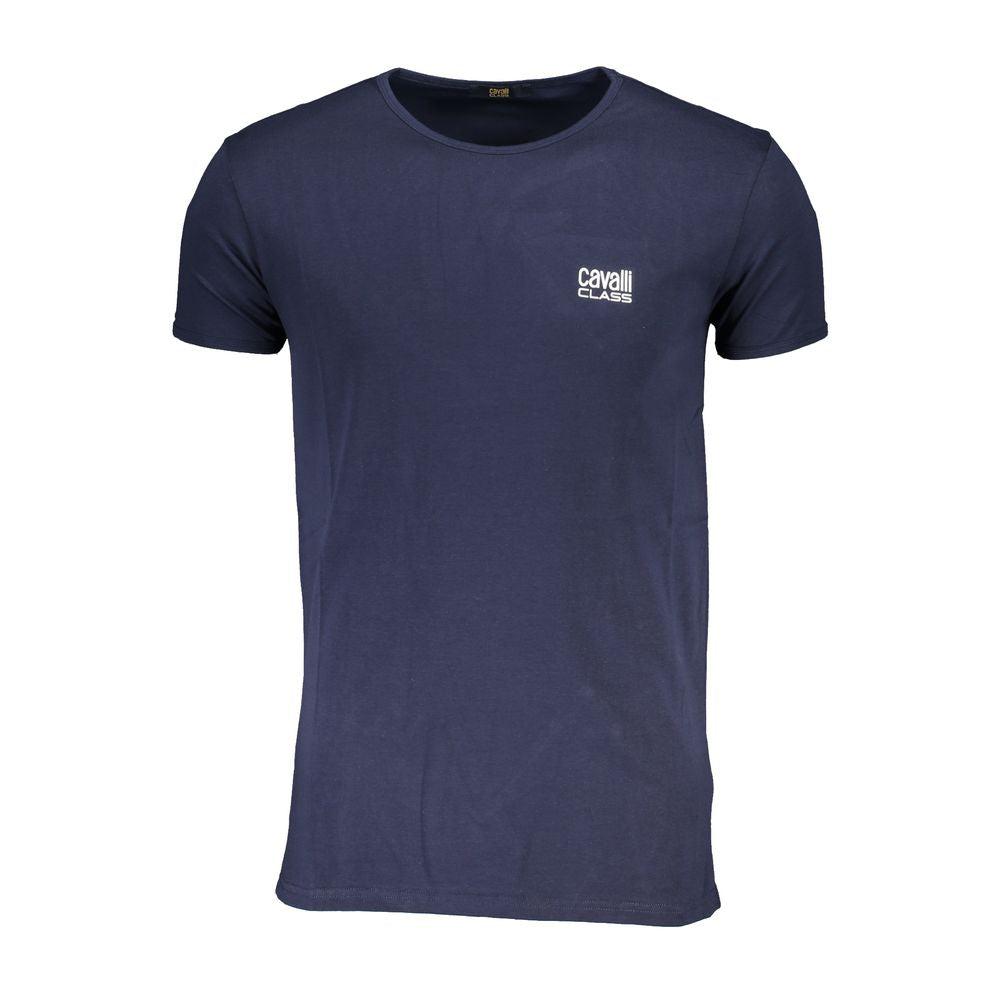 cavalli CLASS Black Cotton T-Shirt - T-Shirts - BeyondStyle