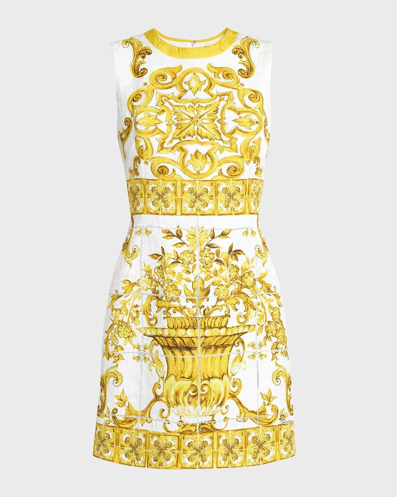 Dolce & Gabbana Brocade Print Mini Dress 1