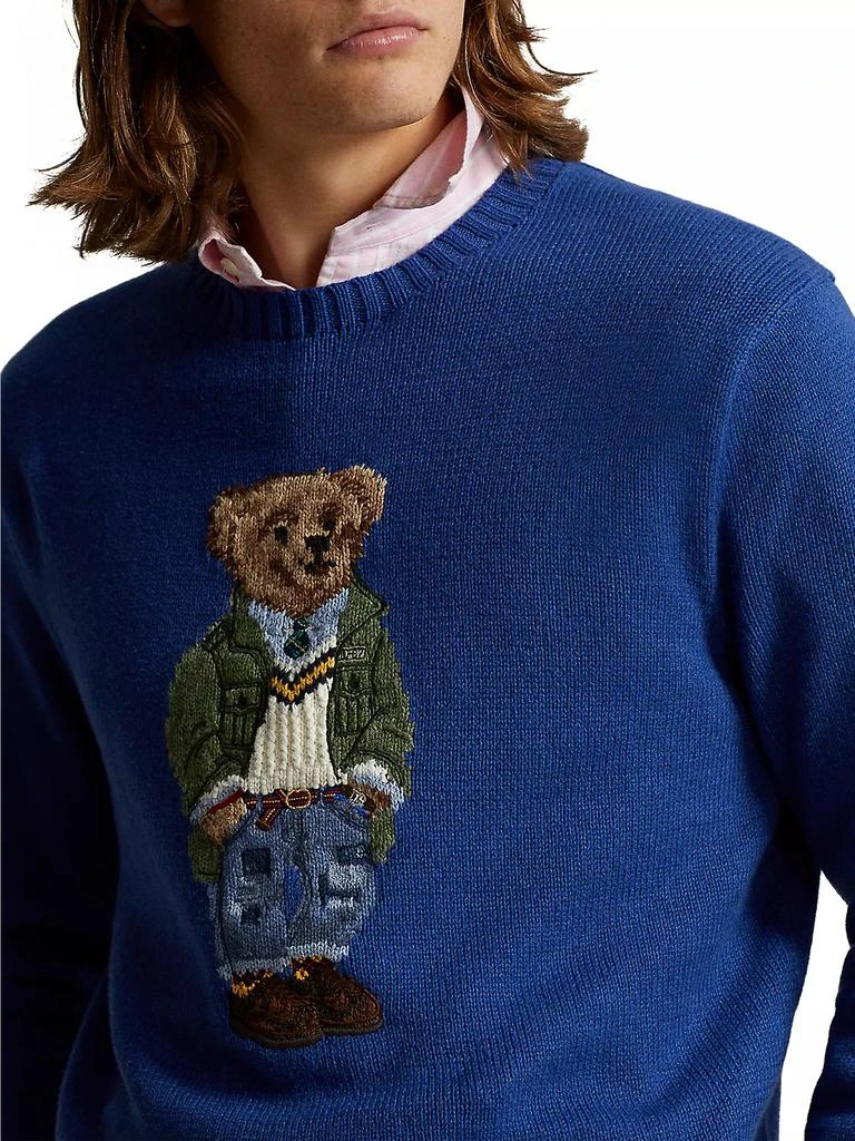 Polo Ralph Lauren Bear Cotton Crewneck Sweater 5