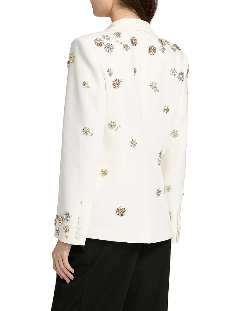 Cinq à Sept Karlie Tumbling Flowers Embellished Blazer 5