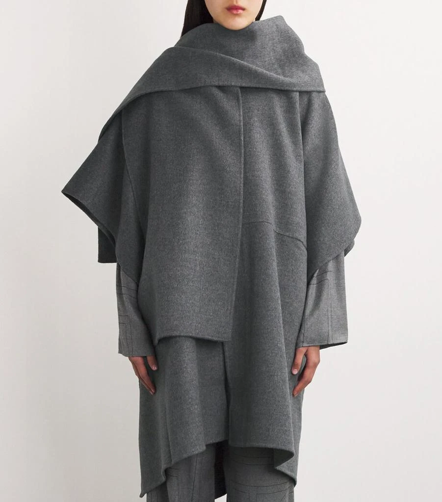 Totême Wool Double Scarf Coat 3