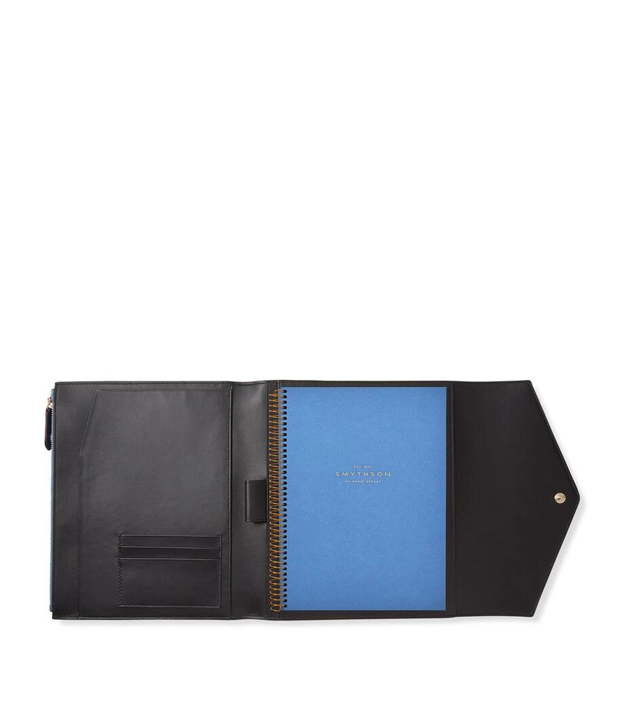 SMYTHSON Leather Panama A5 Writing Folder 2