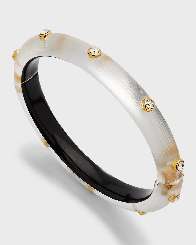 Alexis Bittar Crystal Studded Hinge Bracelet 4