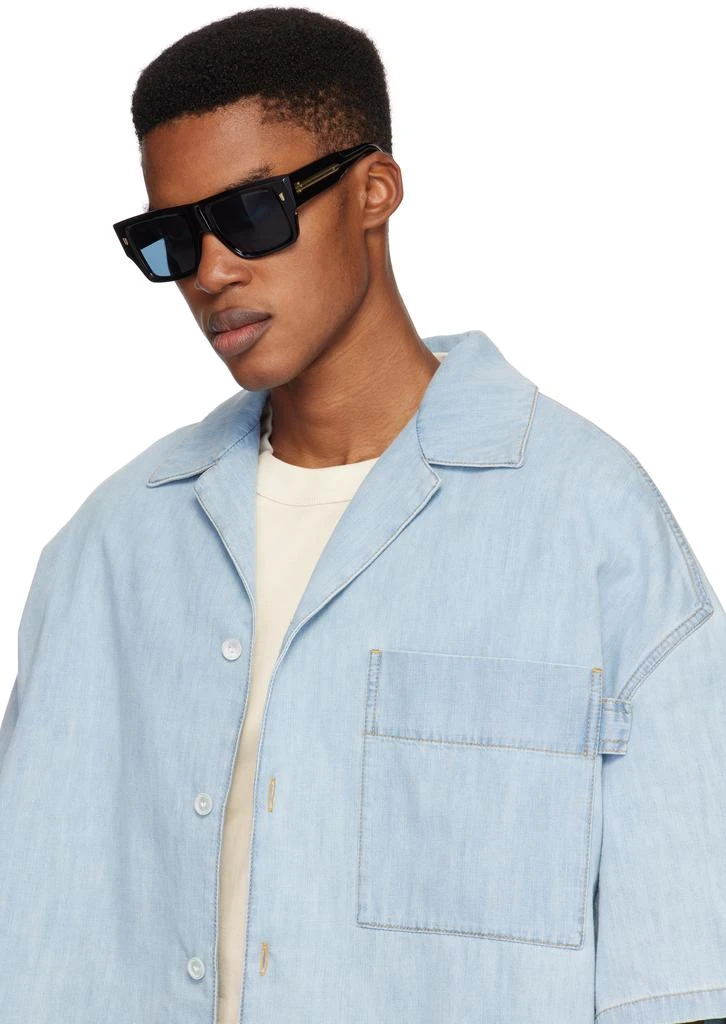 Cutler and Gross Black 1414 Sunglasses 4