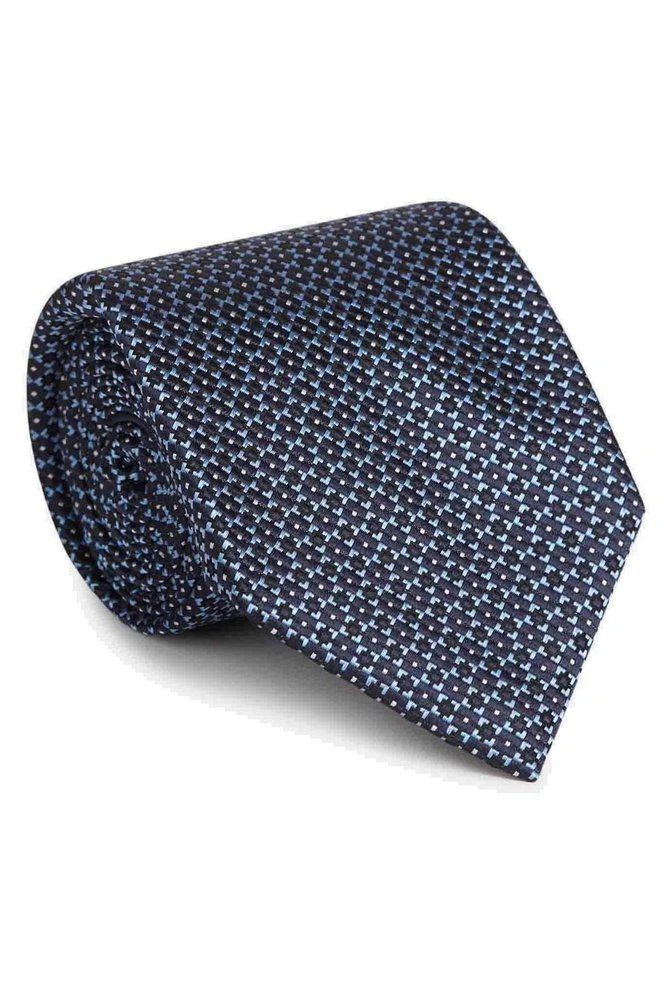 Zegna Zegna Jacquard Pointed Tip Tie 1