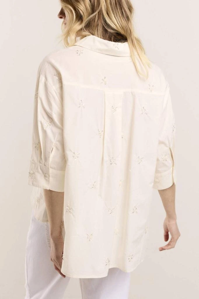 summum Summum - Embellished Cotton Blouse 3