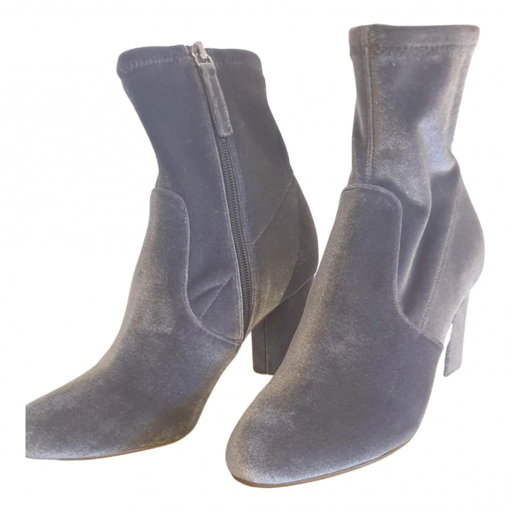 Steve Madden Steve Madden Velvet ankle boots 1