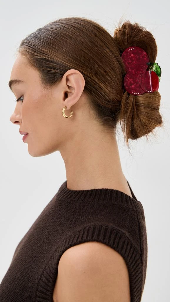 By Adina Eden Tart Cherry Hair Claw Clip 2