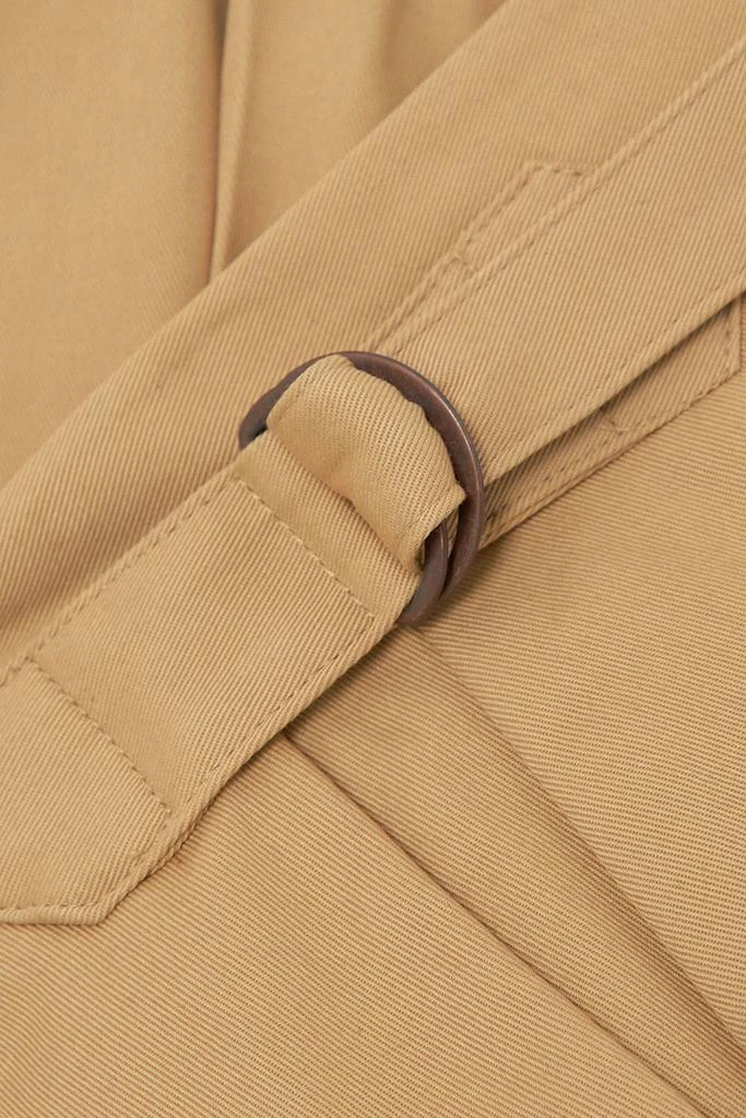 See by Chloé Pleated cotton-gabardine shorts 4