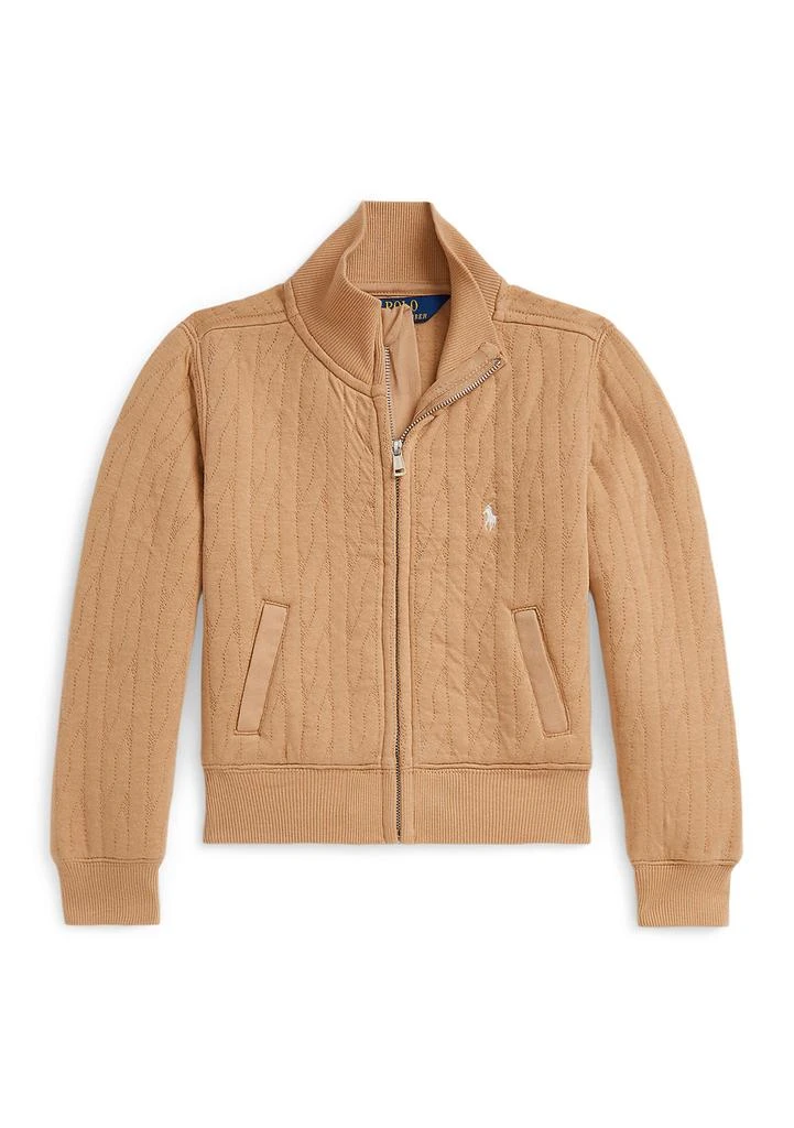 Ralph Lauren Girls 2-6x Quilted Cable-Motif Jacket