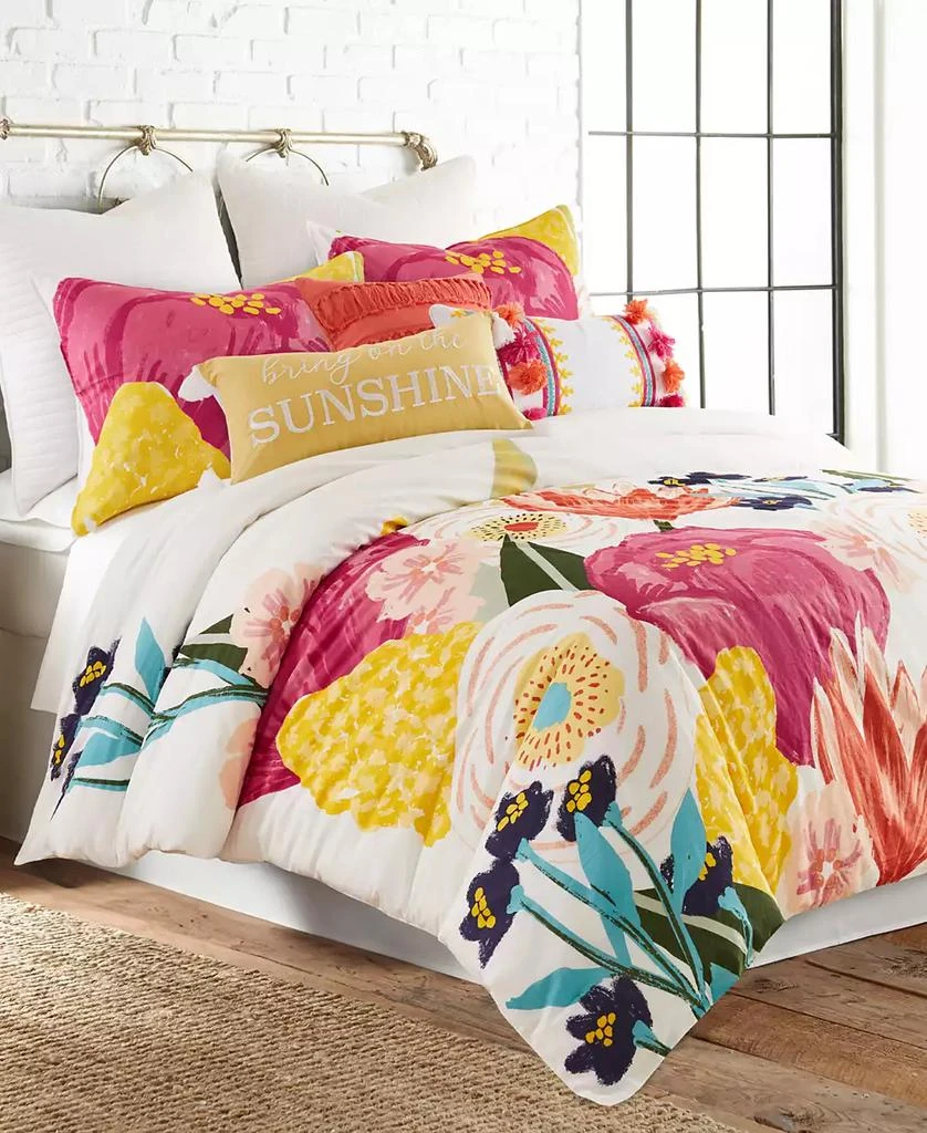 Levtex Grandiflora Reversible 3-Pc. Duvet Cover Set 4