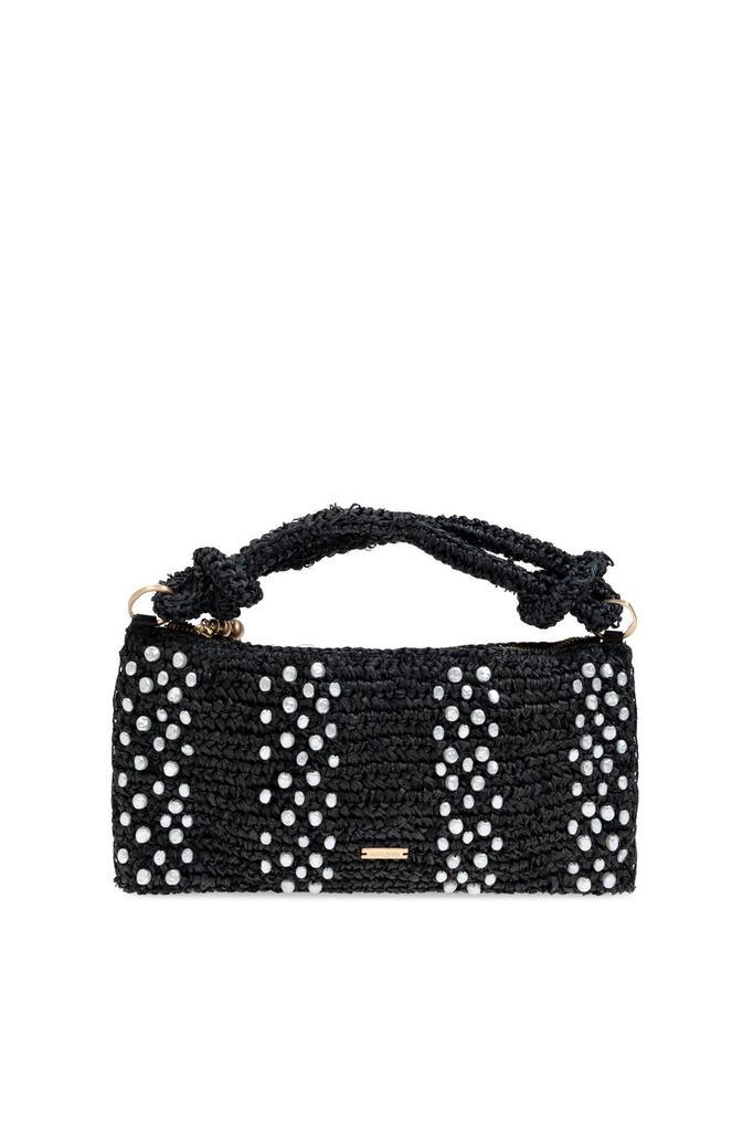 新品タグ付き未使用cult GAIA レディース籠bag Cult Gaia Women's Gaia Ark Small Shoulder Bag - Off White