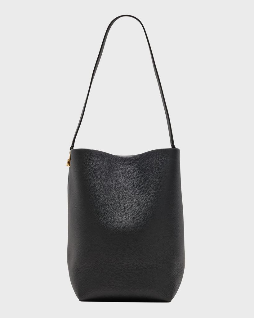 THE ROW Hook Medium North-South Tote Bag in Grained Calfskin