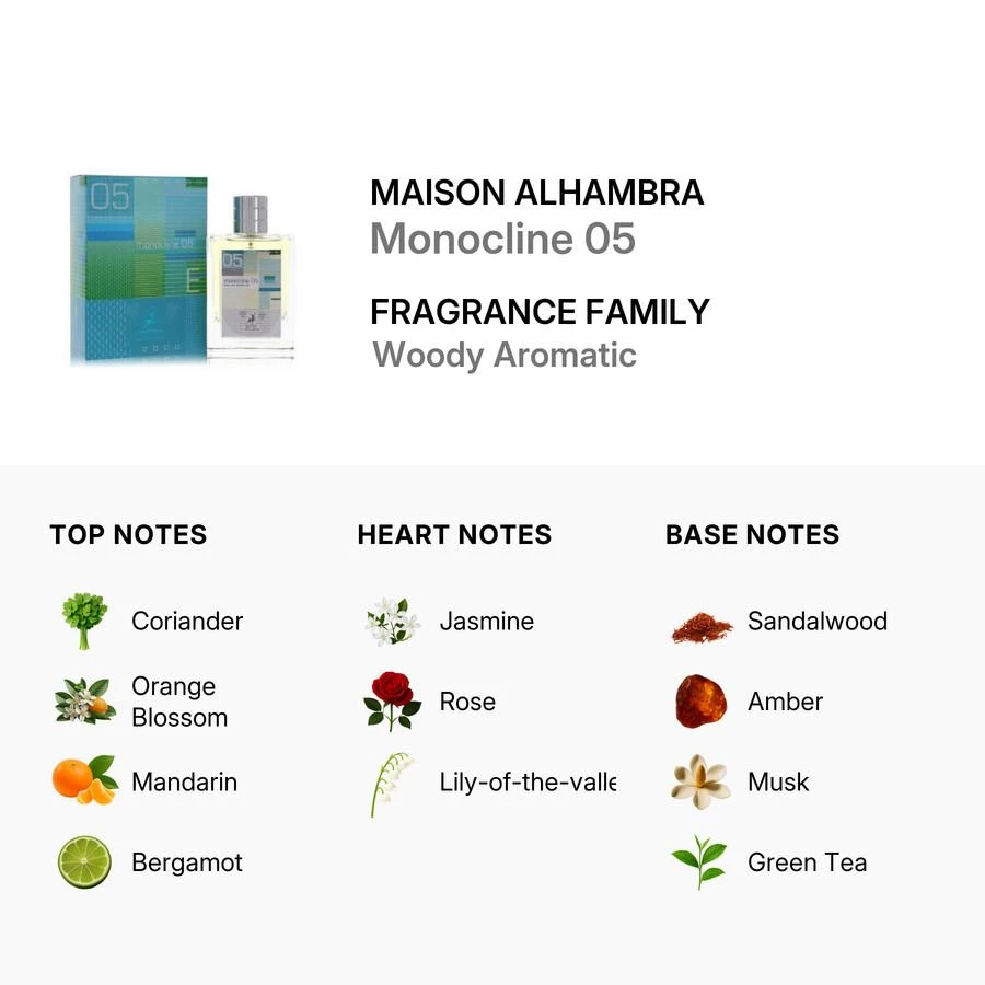 MAISON ALHAMBRA Maison Alhambra Monocline 05 Unisex EDP 3