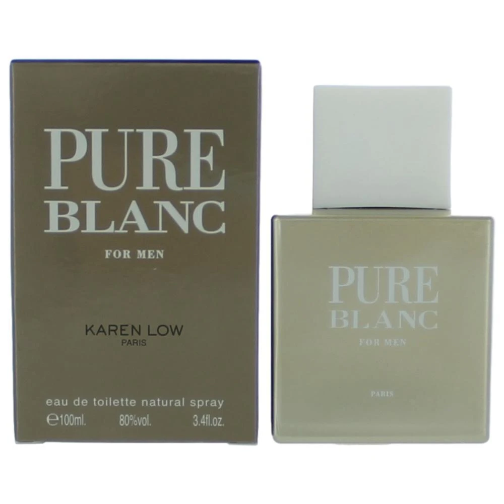 KAREN LOW Pure Blanc by , 3.4 oz Eau De Toilette Spray for Men 1
