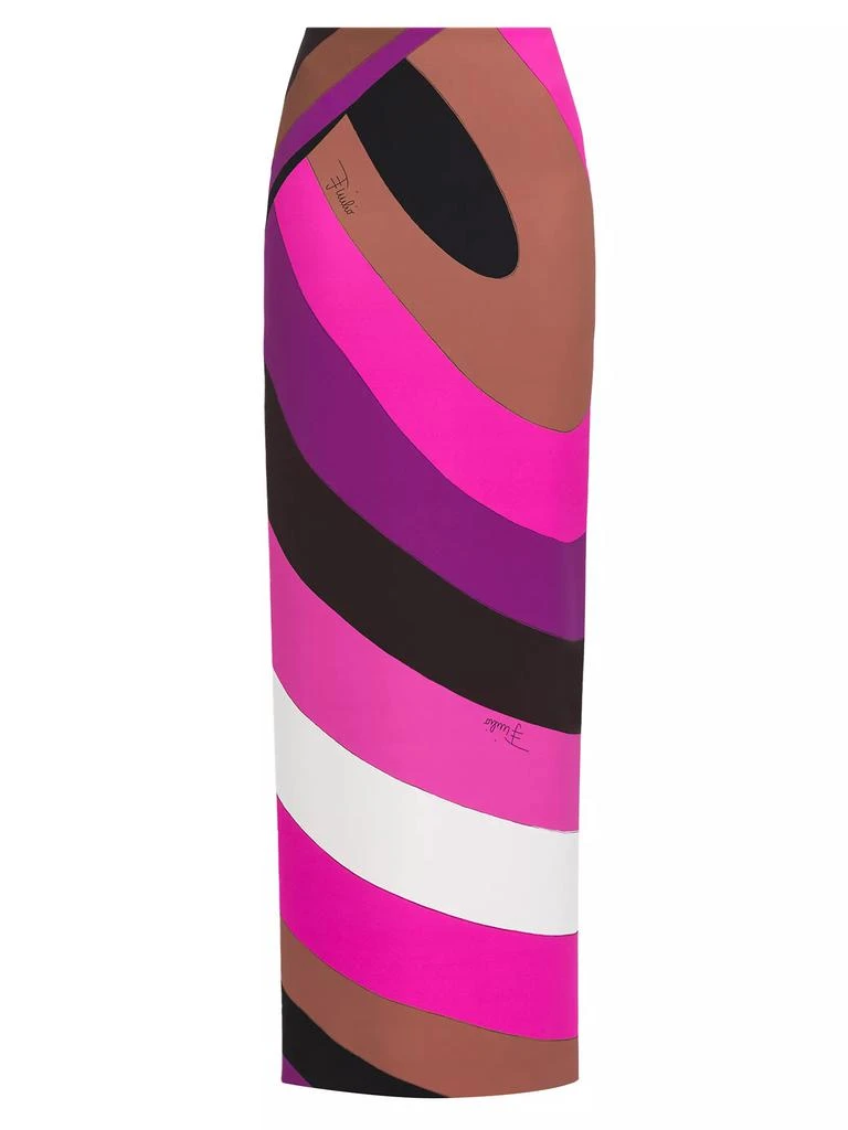 Pucci Colorblock Maxi Skirt 1