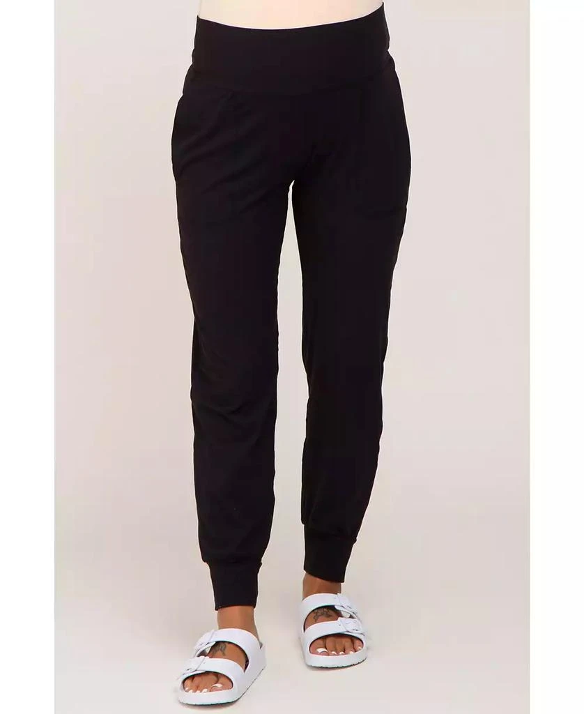 Pinkblush Maternity Black Soft Joggers 3