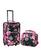 color Black & Pink Floral 27