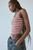 color Pink + Brown Stripe 3
