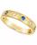 color Yellow Gold/Blue Sapphire 0