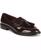 color Hickory Brown Faux Patent 2