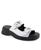 color Silver Metallic Textured Faux Leather 3