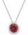color Garnet/White Gold 0