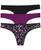 color black/grape wine/falling petals 5