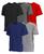 color Black-Charcoal-Red-Navy-Heather Grey 1