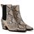 color Grey Snake Print Leather 2