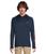 color Collegiate Navy/Sunset Red Logo 4