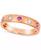 color Rose Gold/Pink Sapphire 2