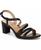 color Black Crystal Faux Leather 2