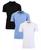 color Black, Light Blue and White 7