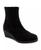 color Black Faux Suede 0