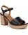 color Black Faux Leather/Wood Embossed 4
